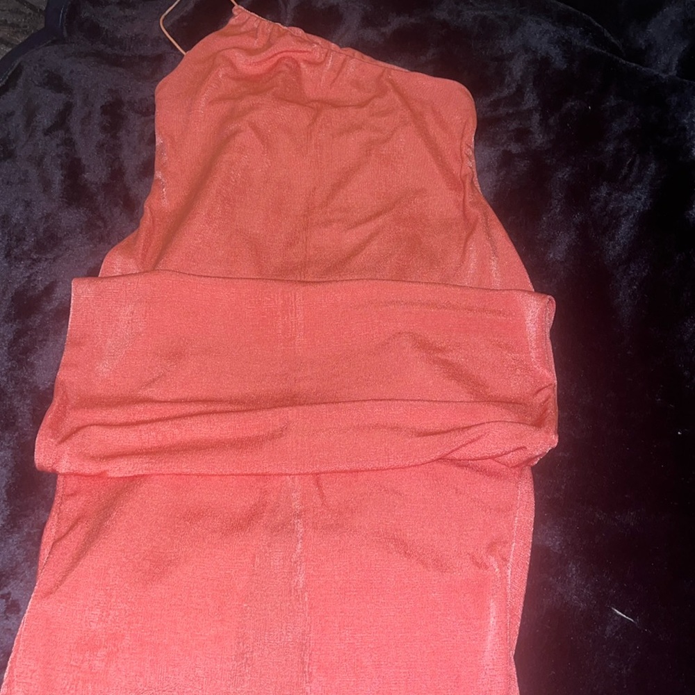One shoulder dress